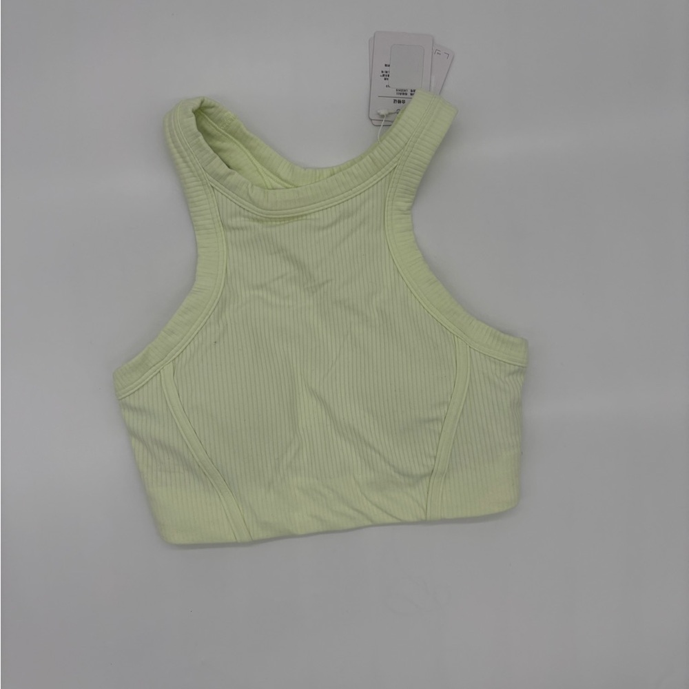 Lululemon Athletica Ribbed Sports Bra - Light Yellow